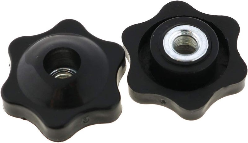 Eoutstanding 6-Star 6PCS 1/4 Inch Nylon Hexagon Head Thru Knobs Clamping Jig Knobs - Image 3